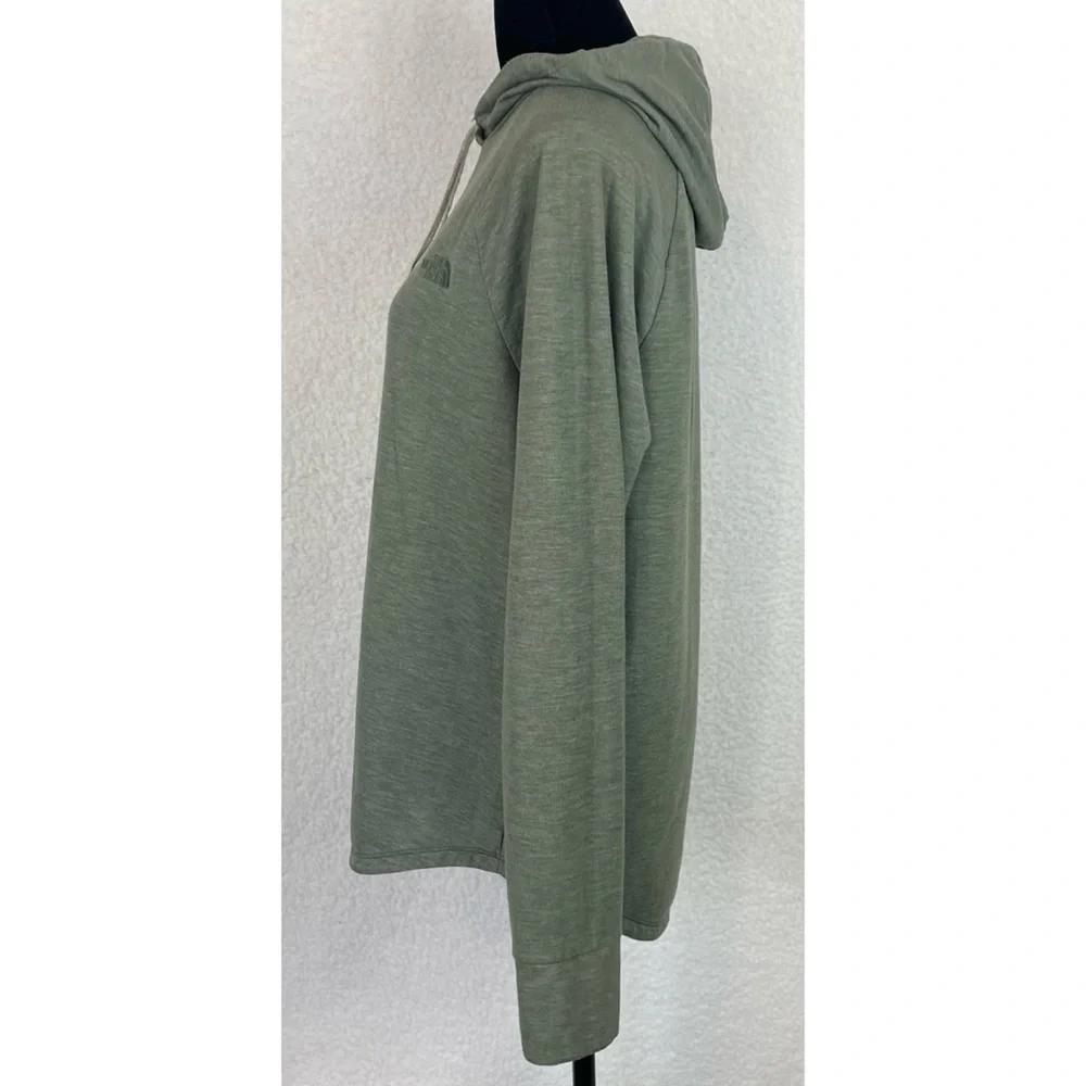 THE NORTH FACE • Thyme Heather Westbrae Knit Pullover Hoodie, L - Picture 8 of 15